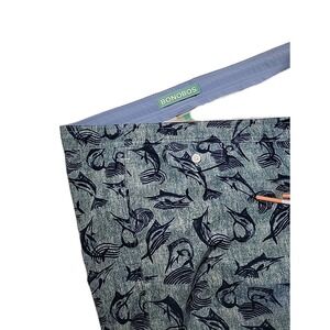 Bonobos Riviera Recycled Swim Swordfish Chambray Trunks Men's Shorts XL ‎ 9"